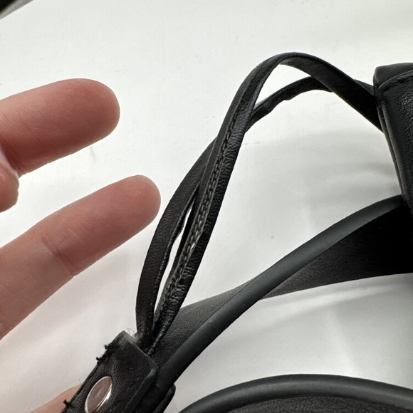 Calvin Klein Unisex Black Synthetic Leather Belt Bag Fanny Pack Hip Adjustable M - Picture 6 of 10